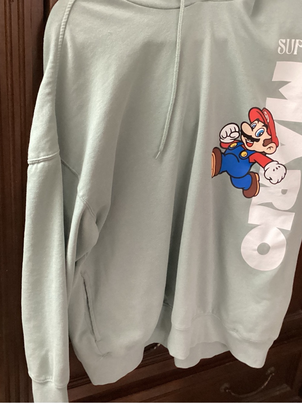 Nintendo Super Mario Gray Hoodie - XL